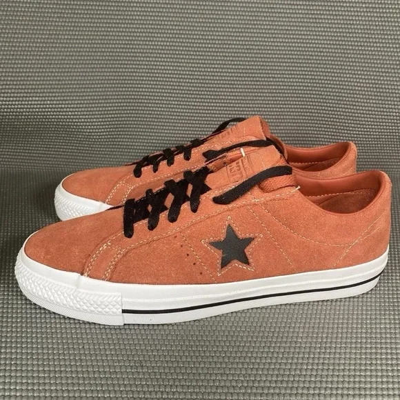 Converse Cons One Star Men's Rust Suede Sneakers - Picture 3 of 7